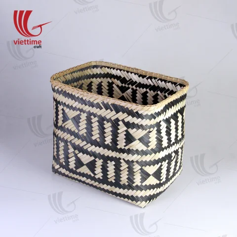 HighQuality Bamboo Storage Basket Set Of 2