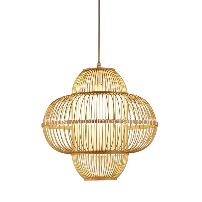 Creative Vietnamese Woven Bamboo Lamp Shade
