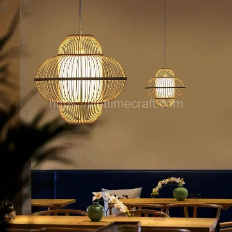 Creative Vietnamese Woven Bamboo Lamp Shade