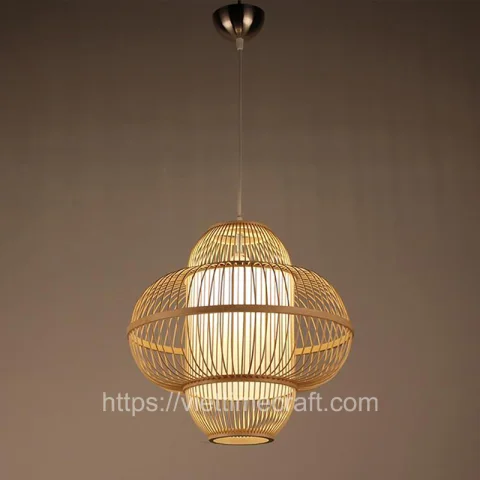 Creative Vietnamese Woven Bamboo Lamp Shade