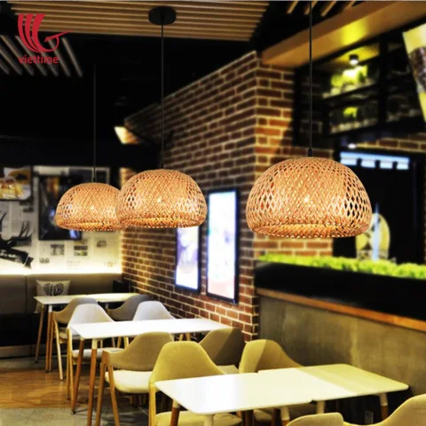 Restaurant Decor Bamboo Lamp Shade