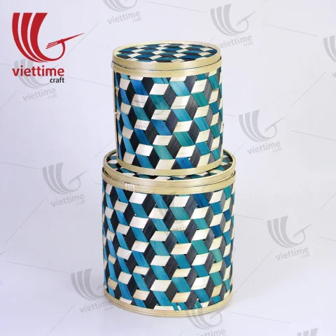 Handwoven Bamboo Storage Containers