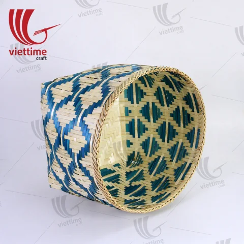 Handcrafted Bamboo Storage Basket