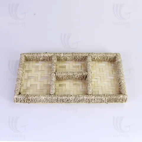 Rattan Export Bambus Tablett Mixed Seegras - REX-TD00164