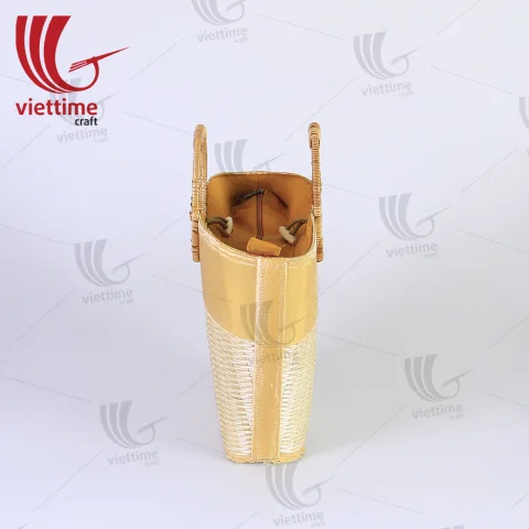 Woven Bamboo Handbag