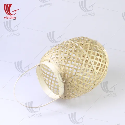 Simple Nature Of Bamboo Lantern