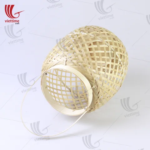 Simple Nature Of Bamboo Lantern