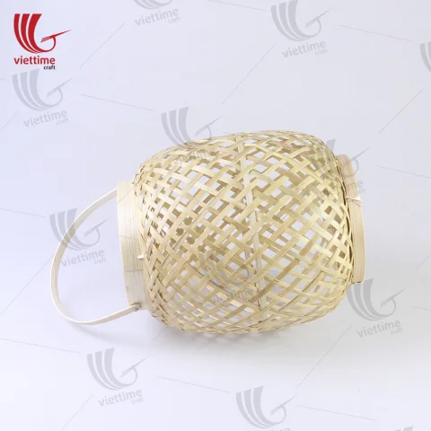 Simple Nature Of Bamboo Lantern
