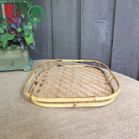 Woven Bamboo Serving Tray Wholesale