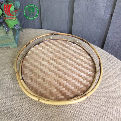 Woven Bamboo Serving Tray Wholesale