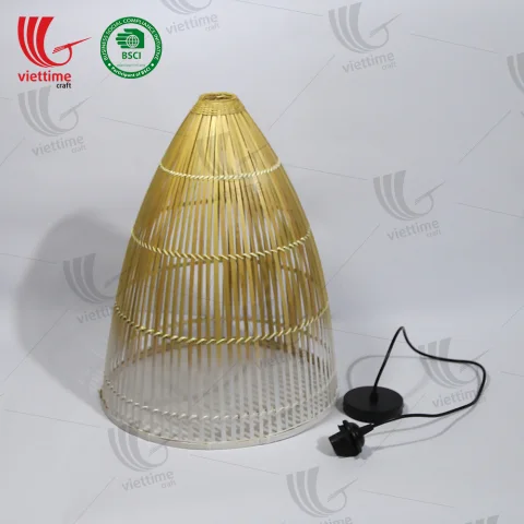 Rattan Export tejido bambú pantalla de lámpara mayorista - REX-TD00195