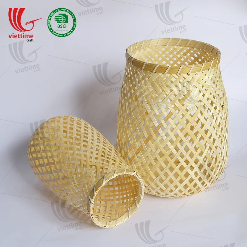 Woven Bamboo Lantern SET 2 Wholesale