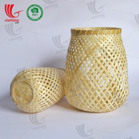 Woven Bamboo Lantern SET 2 Wholesale