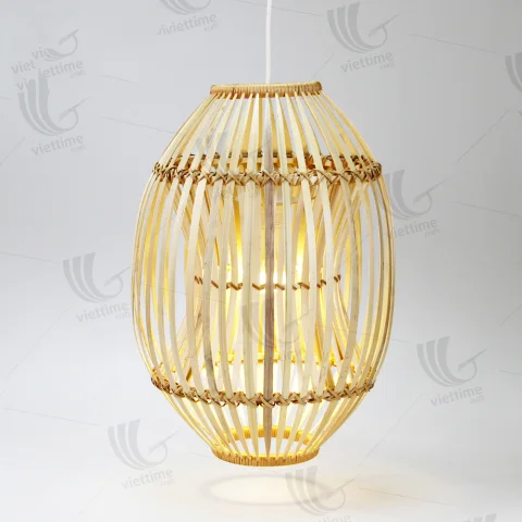 Rattan Export bambú pantalla de lámpara - REX-TD00200