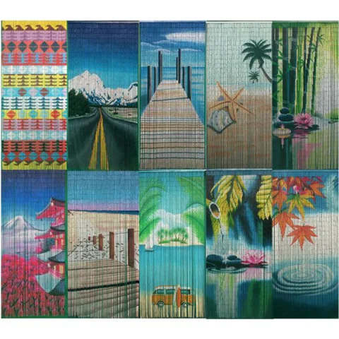 Beautiful Bamboo Door Curtains Wholesale