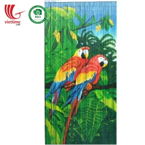 Art Bamboo Door Curtains Decor