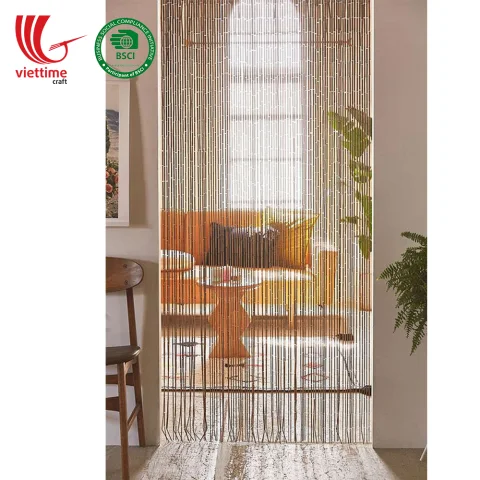 Art Bamboo Door Curtains Decor