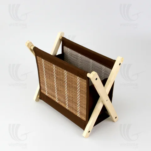 Bamboo Magazine Rack