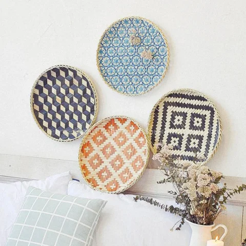 Bamboo Wall Decor Tray