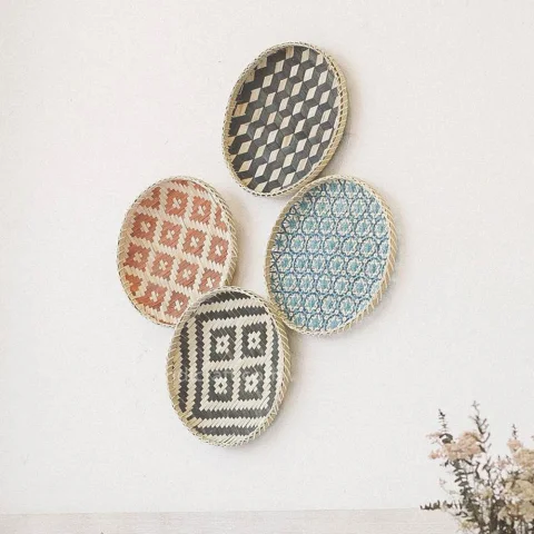 Bamboo Wall Decor Tray