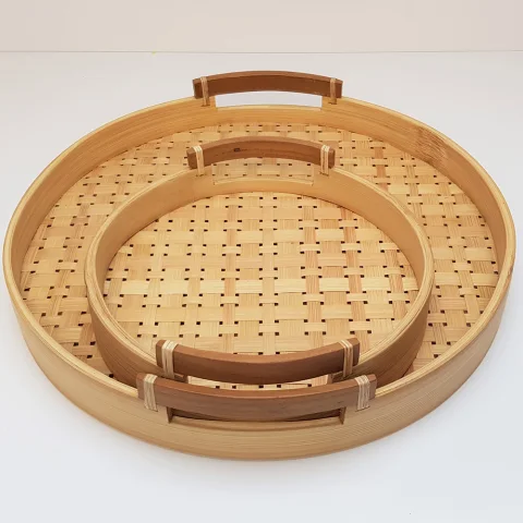 Bamboo Tray Set