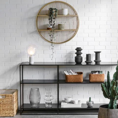 Bamboo Wall Shelf