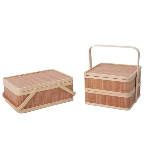 Bamboo Woven Basket Set