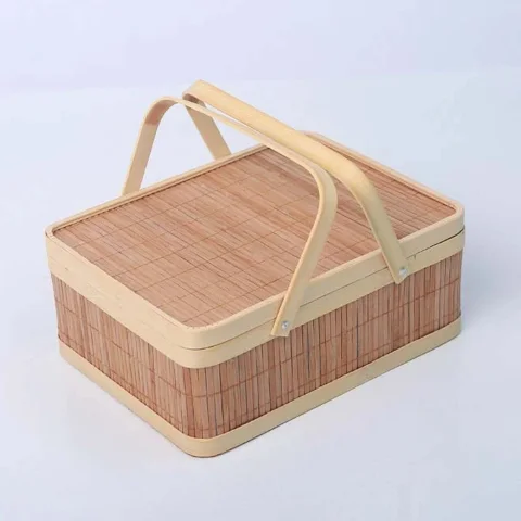 Bamboo Woven Basket Set