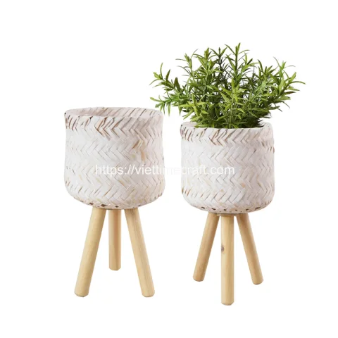 Bamboo Plant Stand
