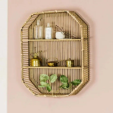 Bamboo Wall Shelf
