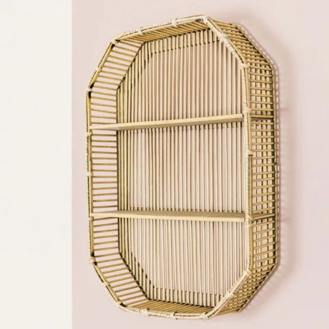 Bamboo Wall Shelf