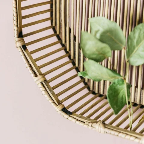 Bamboo Wall Shelf