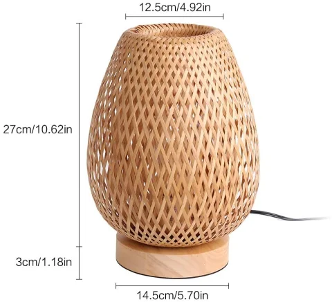 Bamboo Table Lampshade