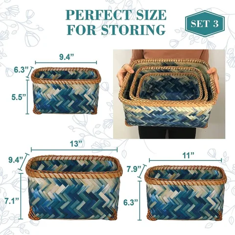 Bamboo Storage Basket