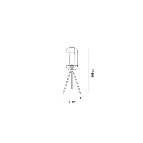 Bamboo Floor Lamp