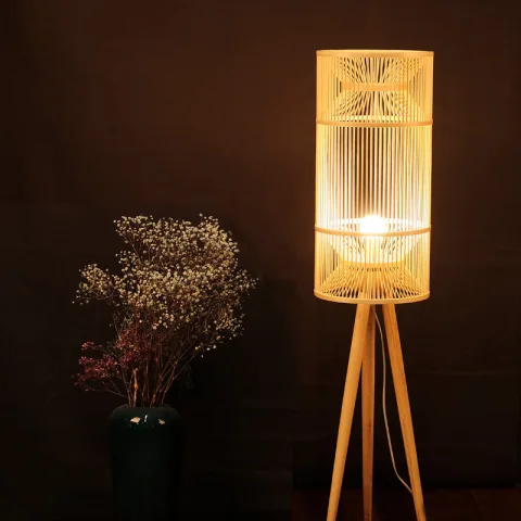 Bamboo Floor Lamp
