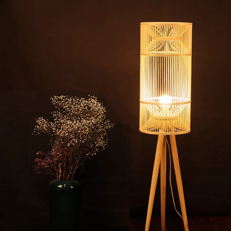 Bamboo Floor Lamp
