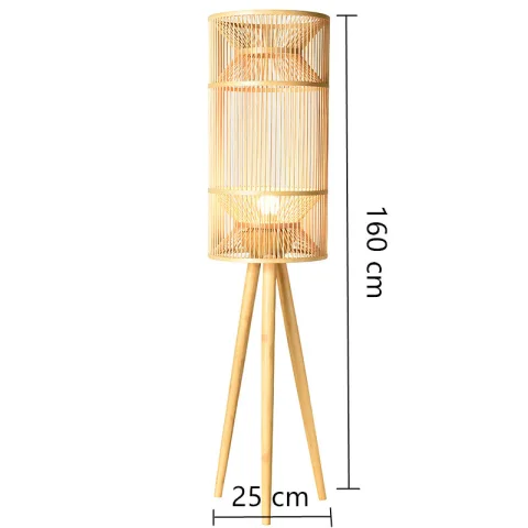 Bamboo Floor Lamp