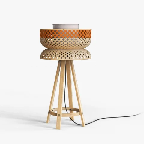 Bamboo Floor Lamp