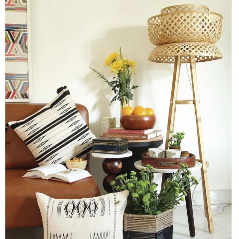 Bamboo Floor Lamp