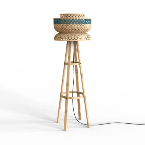 Bamboo Floor Lamp