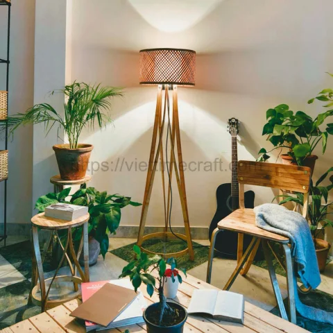 Bamboo Floor Lamp