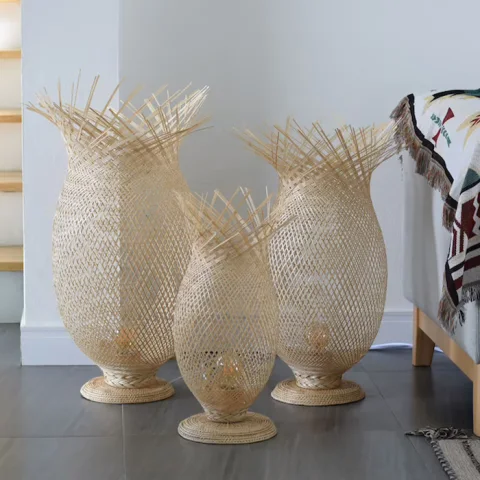 Bamboo Floor Lamp