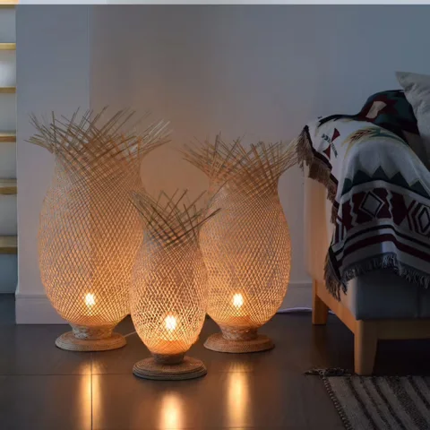 Bamboo Floor Lamp