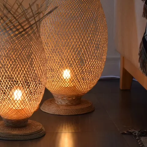 Bamboo Floor Lamp