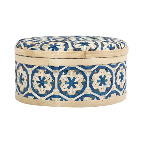 Woven Bamboo Box Container
