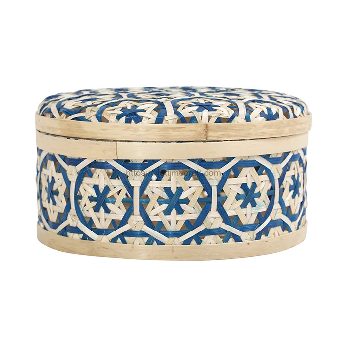 Woven Bamboo Box Container