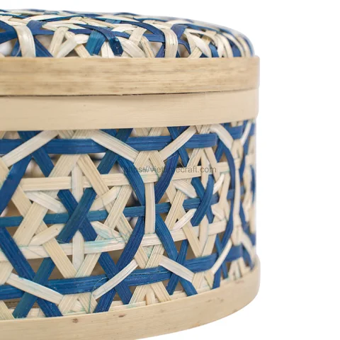 Woven Bamboo Box Container