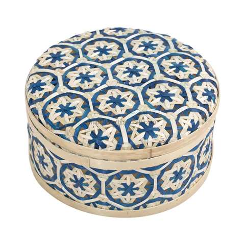 Woven Bamboo Box Container