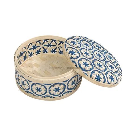 Woven Bamboo Box Container